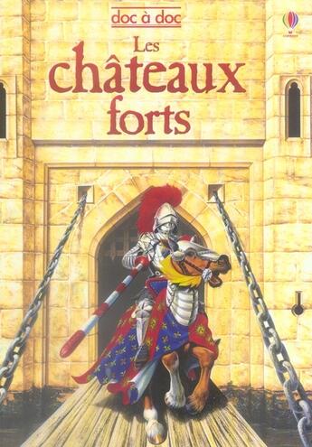 Couverture du livre « Les châteaux forts » de Stephanie Turnbull aux éditions Usborne