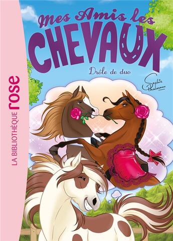 Couverture du livre « Mes amis les chevaux t.38 : drôle de duo » de Sophie Thalmann aux éditions Hachette Jeunesse