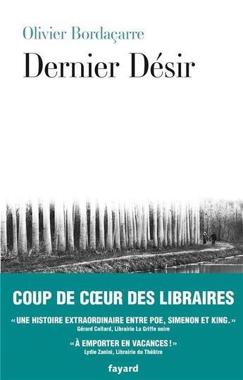 Couverture du livre « Le dernier désir » de Olivier Bordacarre aux éditions Fayard