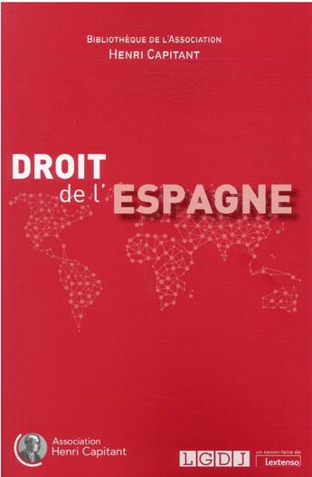 Couverture du livre « Droit de l'Espagne » de  aux éditions Lgdj