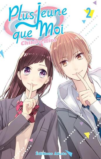 Couverture du livre « Plus jeune que moi Tome 2 » de Chihiro Hiro aux éditions Akata