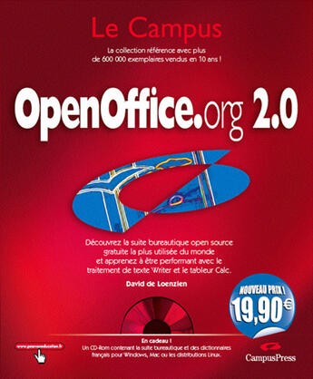 Couverture du livre « Openoffice.org version 2.0 nouveaux prix » de  aux éditions Pearson