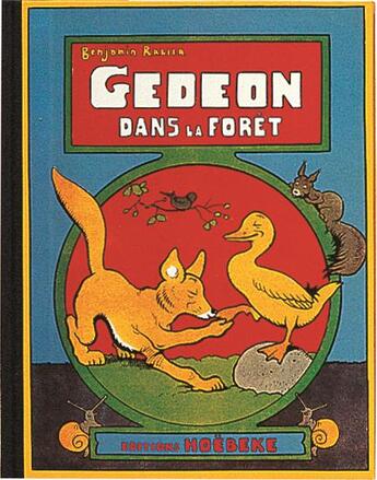 Couverture du livre « Gédéon dans la forêt » de Benjamin Rabier aux éditions Hoebeke