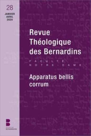 Couverture du livre « Revue theologique des bernardins 28 » de Des Bernardins C. aux éditions Parole Et Silence