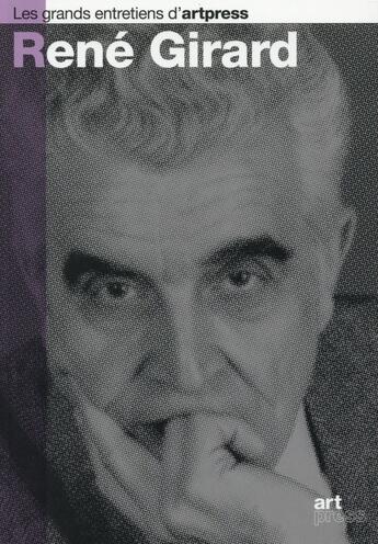 Couverture du livre « René Girard » de  aux éditions Art Press