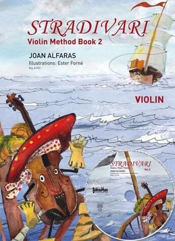 Couverture du livre « Joan alfaras : stradivari violin - vol. 2 - violon - recueil + support audio » de Joan Alfaras aux éditions Hal Leonard