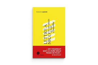 Couverture du livre « Lettre à Nico : Une ode solitaire au leader d'Indochine » de Romain Lejeune aux éditions Braquage