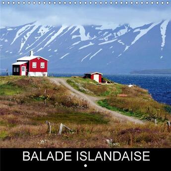 Couverture du livre « Balade islandaise calendrier mural 2018 300 300 mm square - l islande en 12 photographies » de N N aux éditions Calvendo