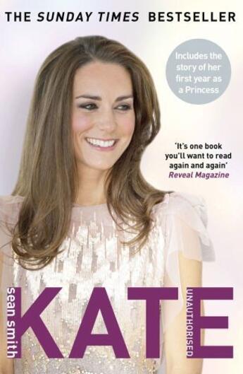 Couverture du livre « Kate » de Sean Smith aux éditions Simon And Schuster Uk