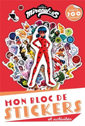 Couverture du livre « Miraculous - mon bloc de stickers et activites » de  aux éditions Hachette Jeunesse