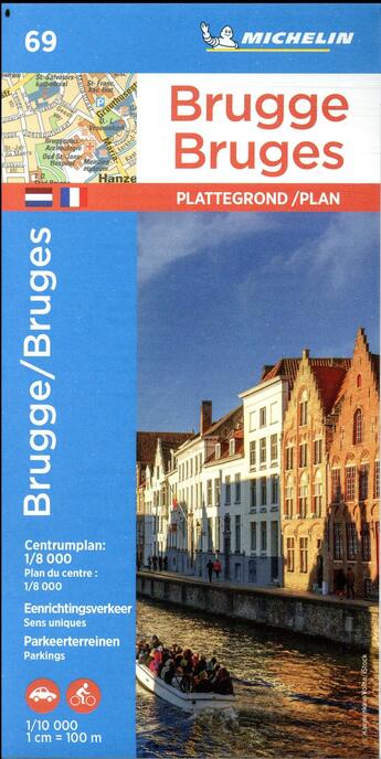 Couverture du livre « Plan brugge / bruges » de Collectif Michelin aux éditions Michelin