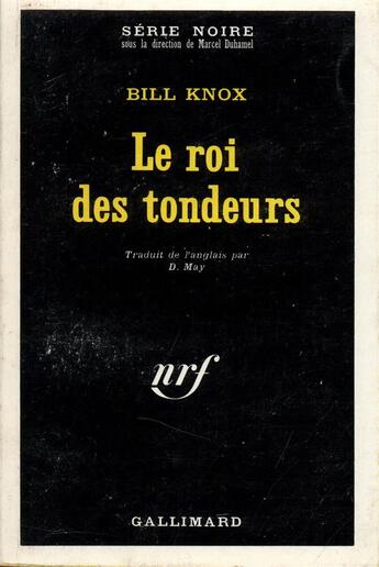 Couverture du livre « Le roi des tondeurs » de Knox Bill aux éditions Gallimard