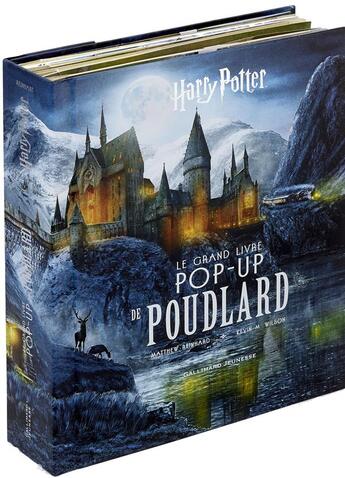 Couverture du livre « Harry Potter ; le grand livre pop-up de Poudlard » de  aux éditions Gallimard-jeunesse