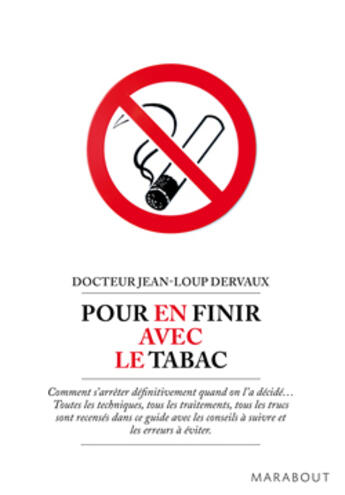 Couverture du livre « Pour En Finir Avec Le Tabac » de Dervaux-J-L aux éditions Marabout