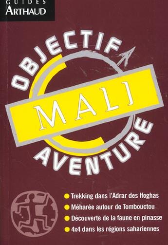 Couverture du livre « Mali » de Eric Milet aux éditions Arthaud