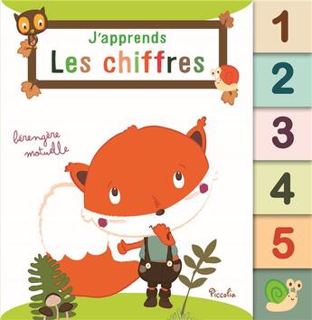 Couverture du livre « J'apprends /les chiffres » de Piccolia aux éditions Piccolia