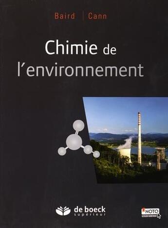 Couverture du livre « Chimie de l'environnement » de Colin Beard et Michael Cann aux éditions De Boeck Superieur