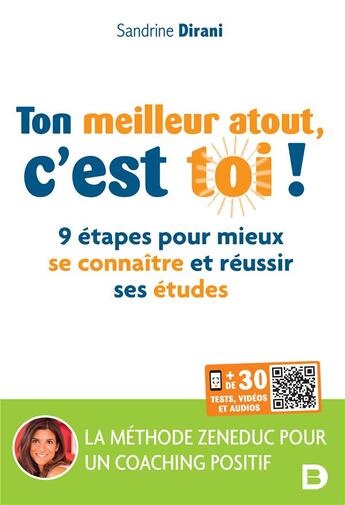 Couverture du livre « Ton meilleur atout, c'est toi ! 9 étapes pour mieux se connaître et réussir ses études » de  aux éditions De Boeck Superieur