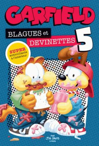 Couverture du livre « Garfield - blagues et devinettes T.5 » de Jim Davis aux éditions Presses Aventure