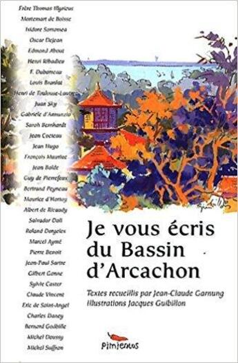 Couverture du livre « Je vous ecris du bassin d'arcachon » de  aux éditions Pimientos