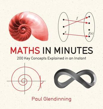 Couverture du livre « Maths in Minutes » de Paul Glendinning aux éditions Quercus Publishing Digital