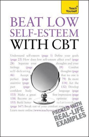 Couverture du livre « Beat Low Self-Esteem With CBT: Teach Yourself » de Palmer Stephen aux éditions Hodder Education Digital