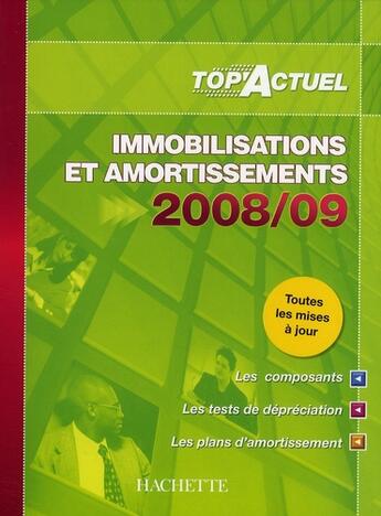 Couverture du livre « Top'actuel : immos et amortissements 2008 » de Sopel aux éditions Hachette Education