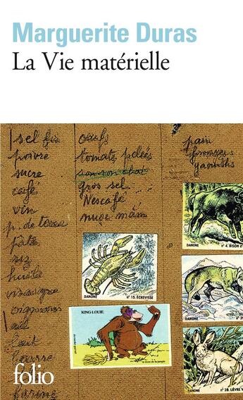 Couverture du livre « La vie matérielle » de Marguerite Duras aux éditions Folio