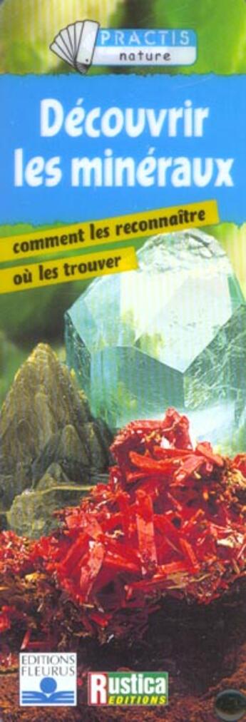 Couverture du livre « Decouvrir les mineraux » de  aux éditions Mango