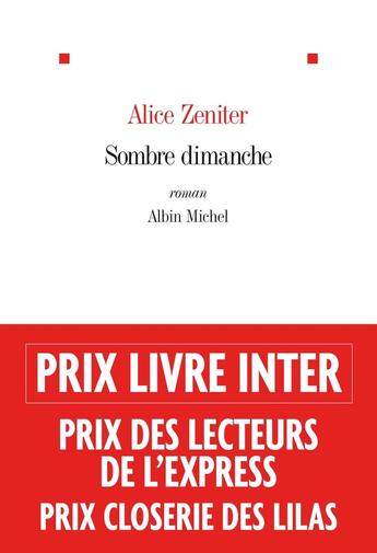 Couverture du livre « Sombre dimanche » de Alice Zeniter aux éditions Albin Michel