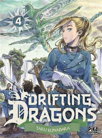 Couverture du livre « Drifting dragons Tome 4 » de Taku Kuwabara aux éditions Pika