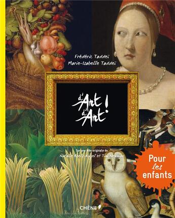 Couverture du livre « D'Art d'Art pour les enfants » de Frederic Taddei et Marie-Isabelle Taddei aux éditions Chene