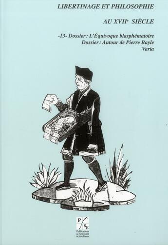 Couverture du livre « Libertinage et philosophie au XVIIe siècle » de Antony Mckenna aux éditions Pu De Saint Etienne