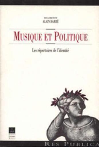 Couverture du livre « Musique et politique » de  aux éditions Pu De Rennes