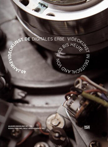 Couverture du livre « 40 jahrevideokunst.de /allemand » de Rudolf Frieling aux éditions Hatje Cantz