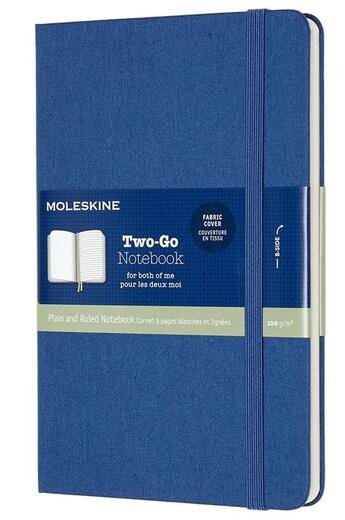 Couverture du livre « Carnet two go poche rigide bleu lapis » de  aux éditions Moleskine