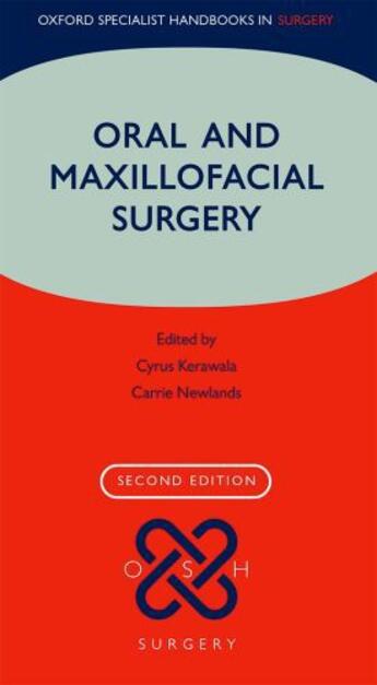 Couverture du livre « Oral and Maxillofacial Surgery » de Carrie Newlands aux éditions Oup Oxford