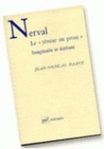 Couverture du livre « Nerval ; le 