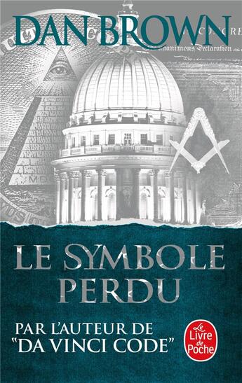 Couverture du livre « Le symbole perdu » de Dan Brown aux éditions Le Livre De Poche