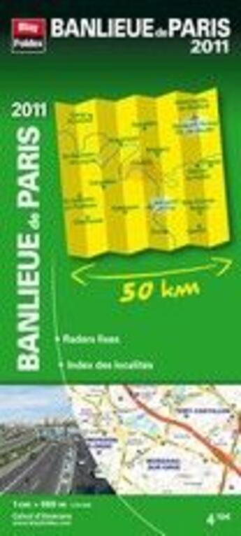 Couverture du livre « Banlieue de Paris 2011 » de  aux éditions Blay Foldex