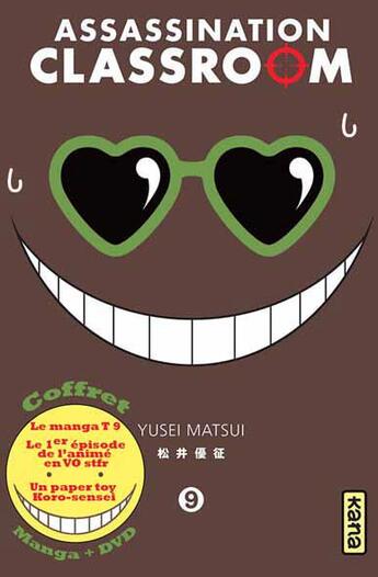 Couverture du livre « Assassination classroom Tome 9 : coffret » de Yusei Matsui aux éditions Kana