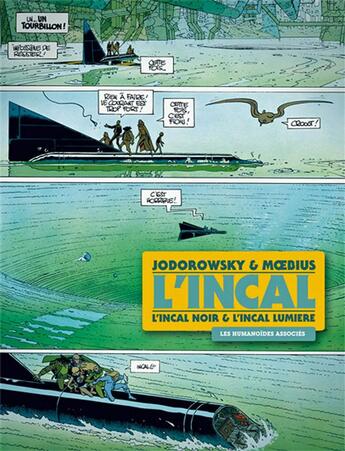 Couverture du livre « L'Incal ; une aventure de John Difool ; INTEGRALE VOL.1 ; T.1 ET T.2 » de Moebius et Alexandro Jodorowsky aux éditions Humanoides Associes