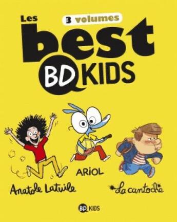 Couverture du livre « Les best ; Ariol, Anatole Latuile, la cantoche ; coffret » de  aux éditions Bd Kids