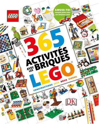 Couverture du livre « 365 activités avec les briques Lego » de  aux éditions Dorling Kindersley