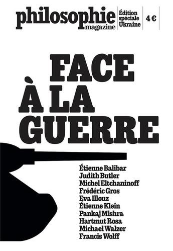 Couverture du livre « Face à la guerre » de  aux éditions Philo Revue