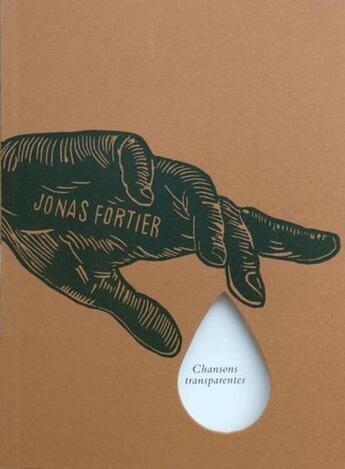 Couverture du livre « Chansons transparentes » de Jonas Fortier aux éditions L'oie De Cravan