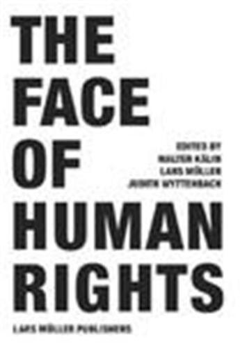 Couverture du livre « The face of human rights » de Kalin Walter aux éditions Lars Muller