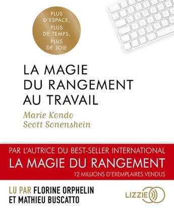 Couverture du livre « La magie du rangement au travail » de Kondo/Sonenshein aux éditions Lizzie