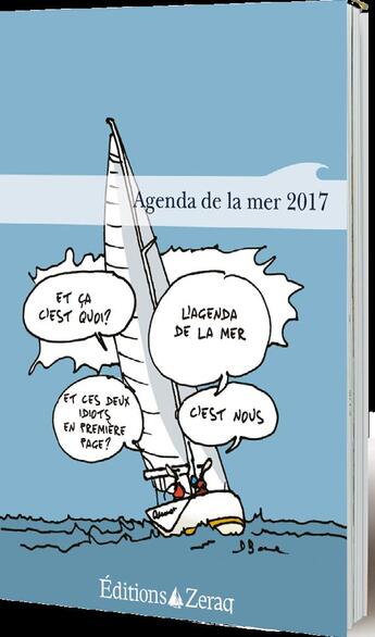 Couverture du livre « L'agenda de la mer 2017 » de Davide Besana aux éditions Zeraq