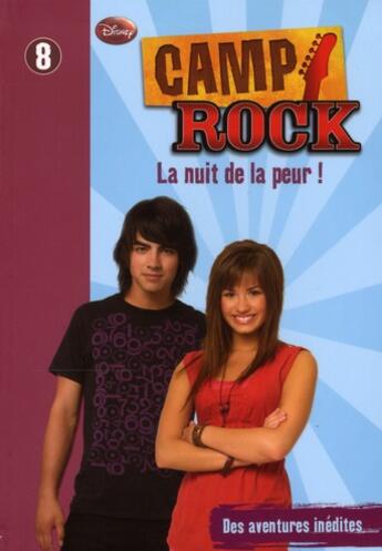 Couverture du livre « Camp rock t.8 ; la nuit de la peur » de  aux éditions Le Livre De Poche Jeunesse